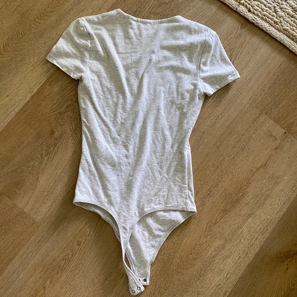 Gray Women's Bodysuit - Picture 2 of 2